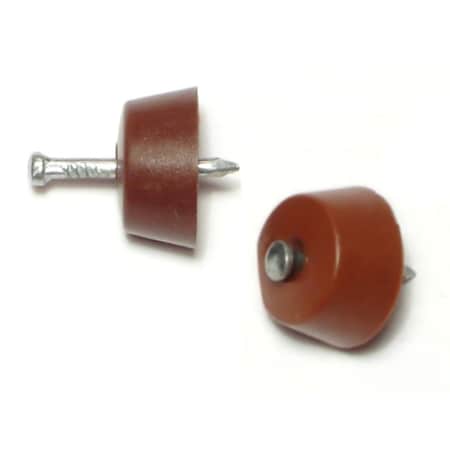 Midwest Fastener 1/2" Nail-In Flattened Brown Plastic Shelf Supports 20PK 66224